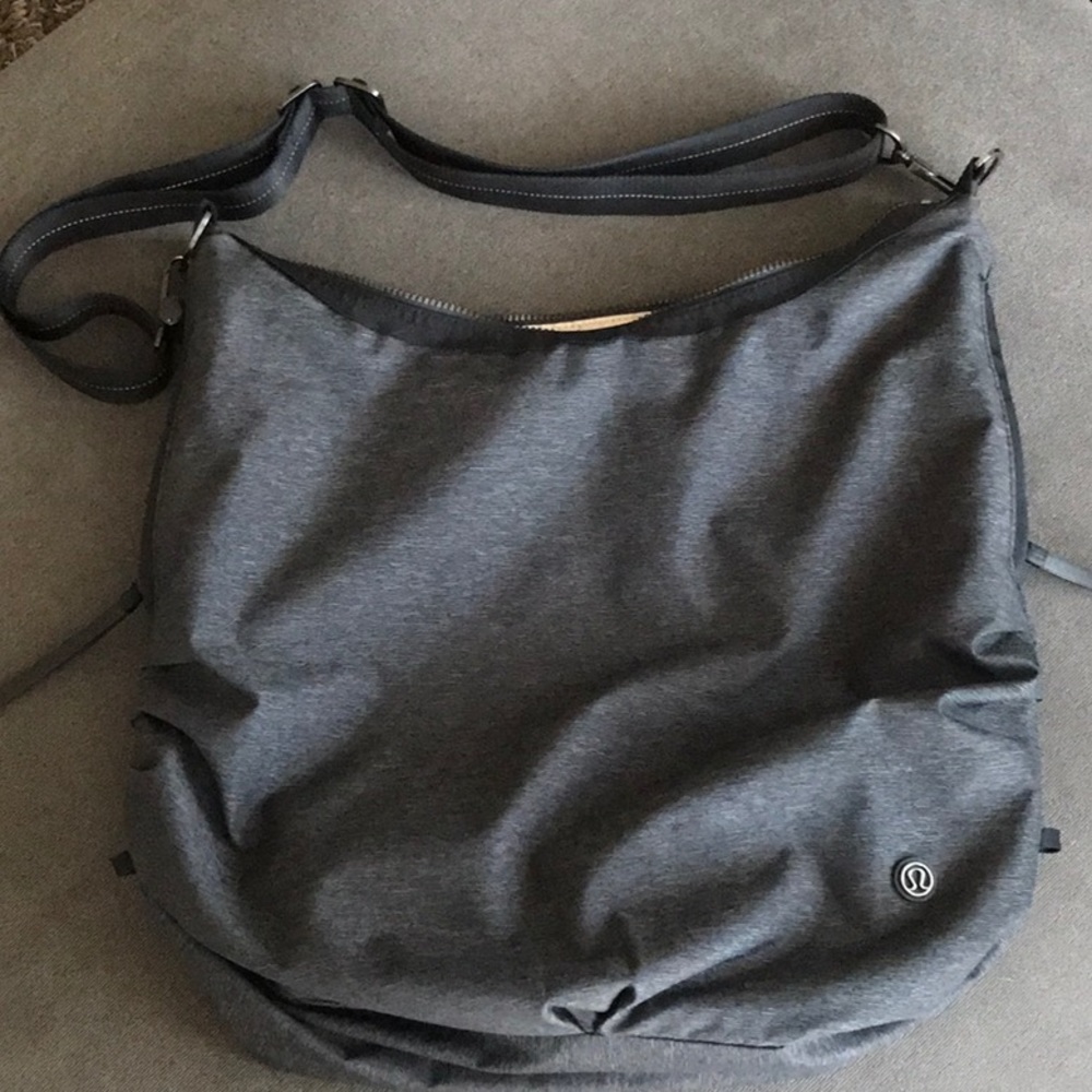 lululemon athletica Charcoal Gray Crossbody/Shoulder Bag